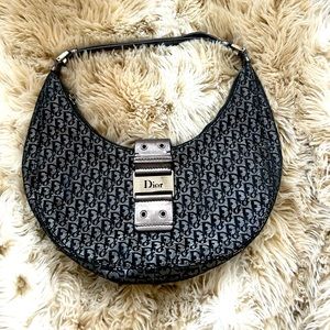 Christian Dior
Monogram Street Chic Hobo Silver Black Vintage 2003